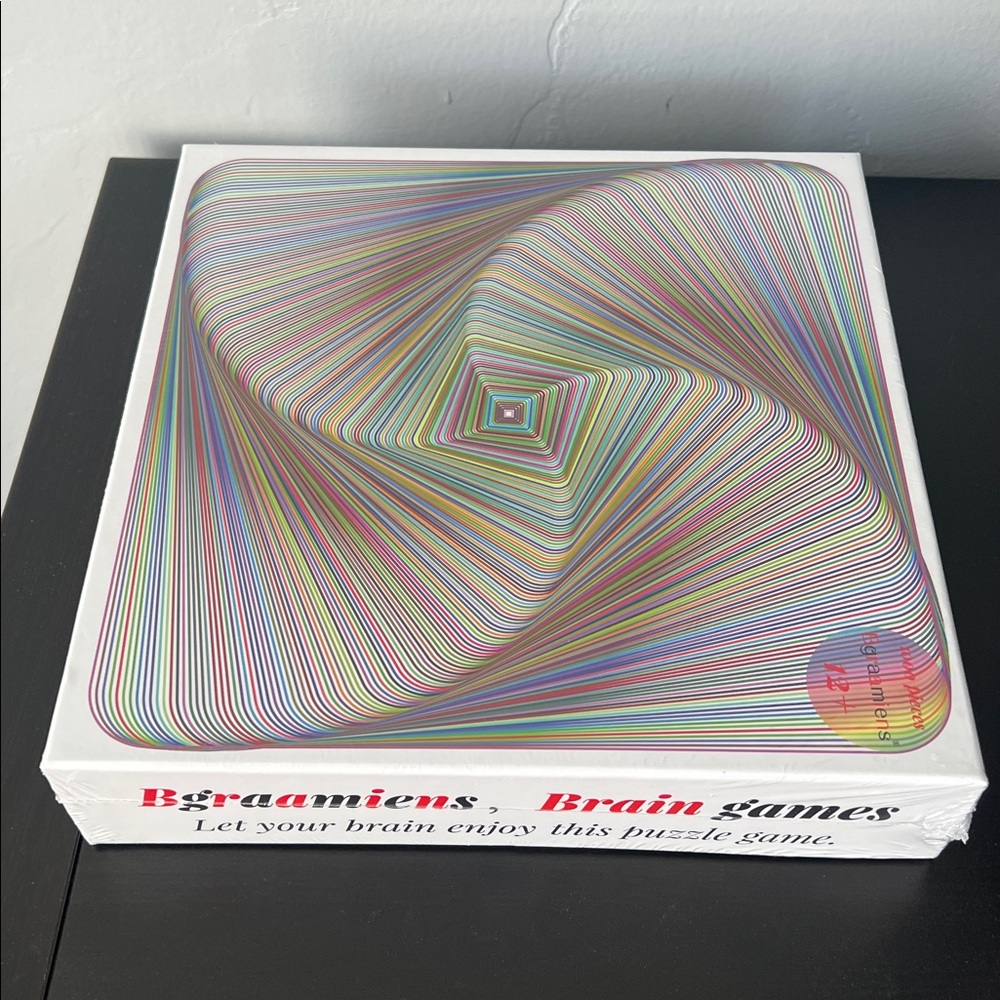 NEW Bgraamiens Twisted 3D Colorful Squares Puzzle 1000